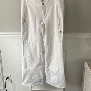 Athleta white snow pants